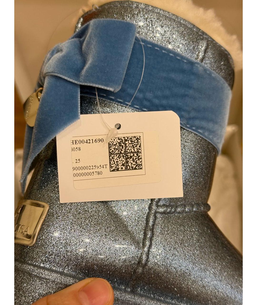 MONNALISA Голубые резиновые сапоги, фото 6