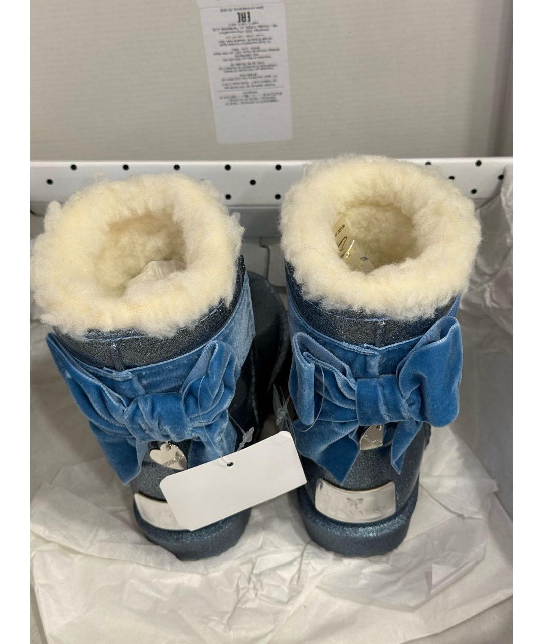 MONNALISA Голубые резиновые сапоги, фото 3