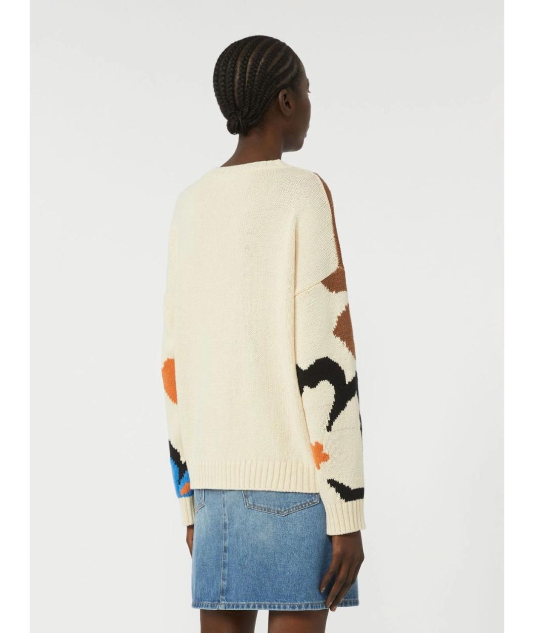 WEEKEND MAX MARA Мульти хлопковый джемпер / свитер, фото 4