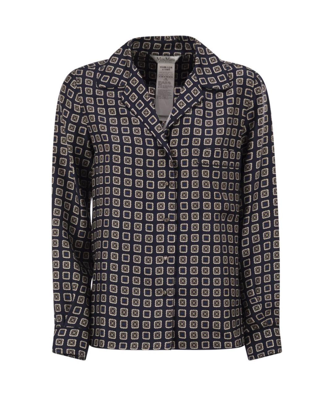 MAX MARA Мульти шелковая рубашка, фото 1