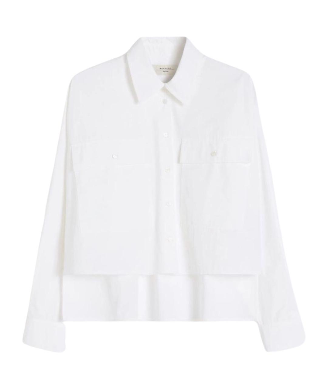 WEEKEND MAX MARA Белая хлопковая рубашка, фото 1