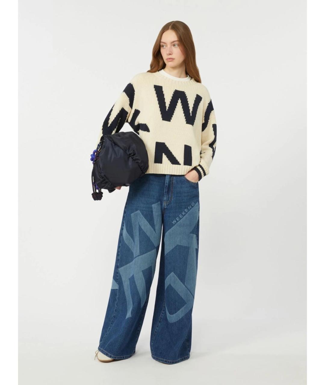 WEEKEND MAX MARA Мульти хлопковый джемпер / свитер, фото 2