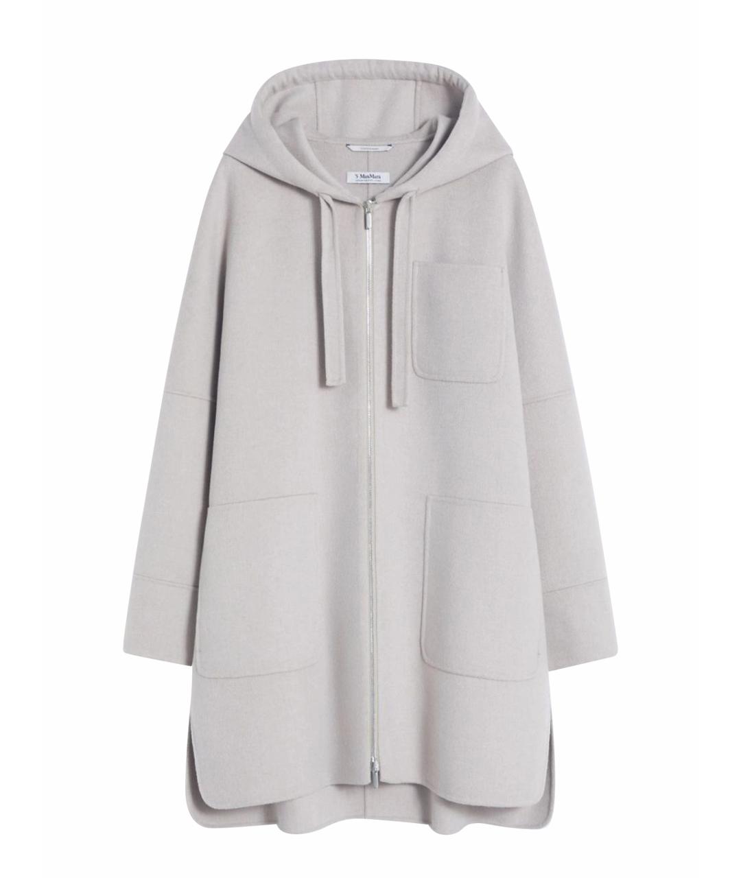 'S MAX MARA Бежевое шерстяное пальто, фото 1