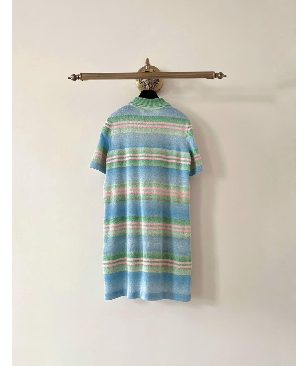 CHANEL Бирюзовое повседневное платье, фото 2