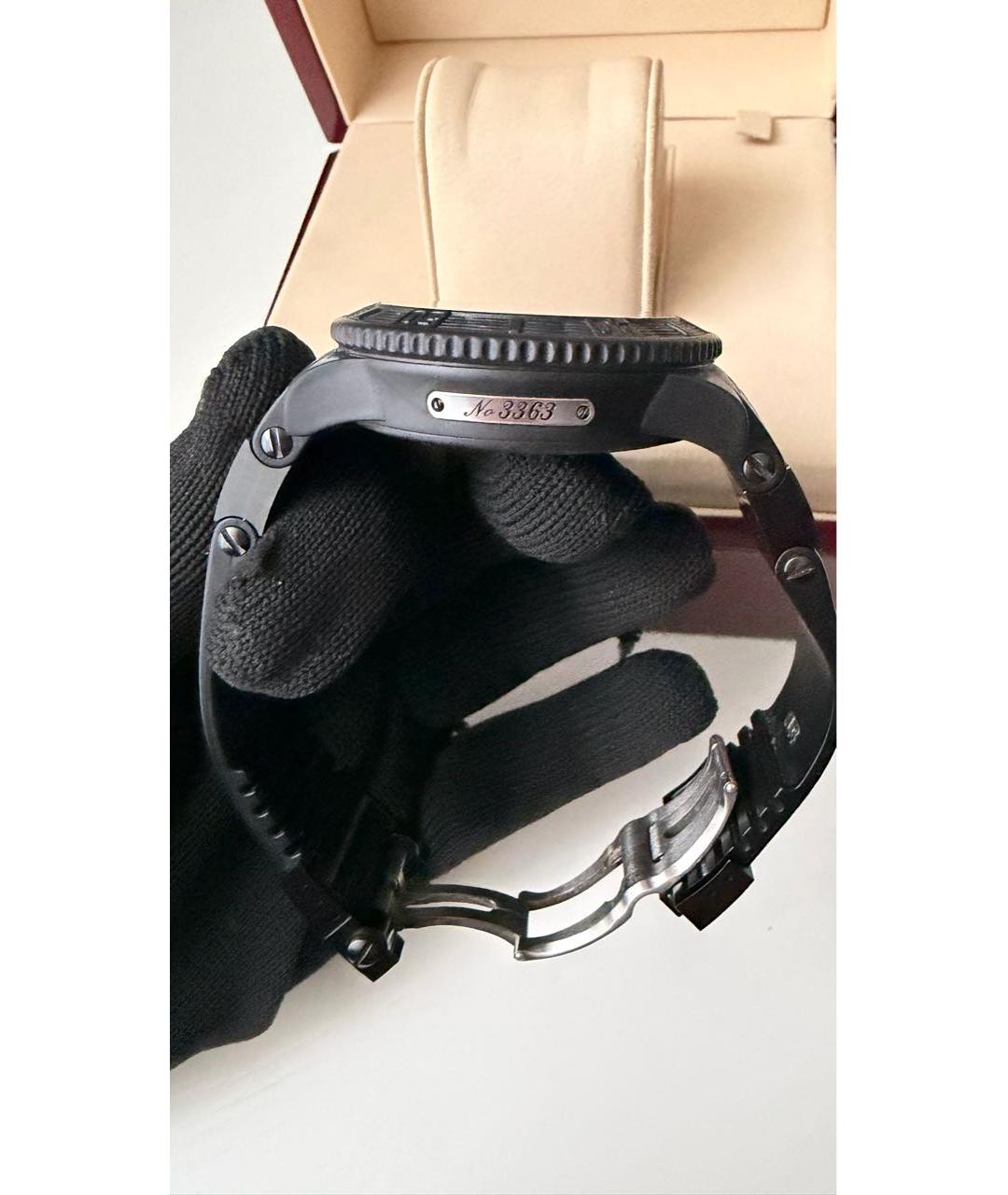 Ulysse Nardin Черные титановые часы, фото 3