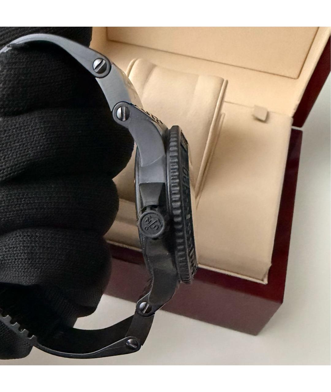 Ulysse Nardin Черные титановые часы, фото 4