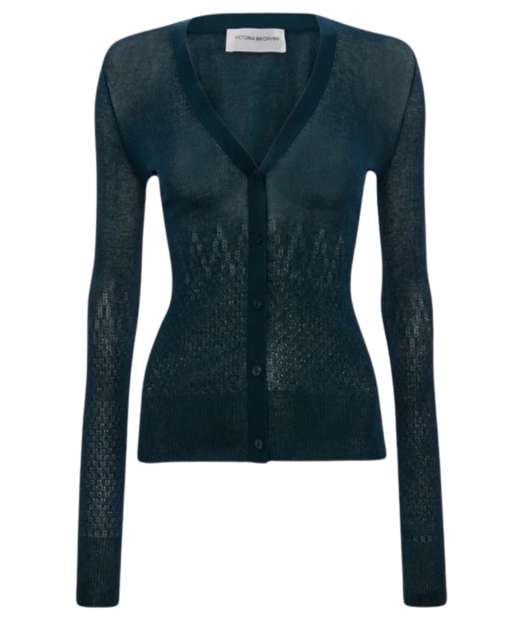 VICTORIA BECKHAM Зеленый кардиган, фото 1