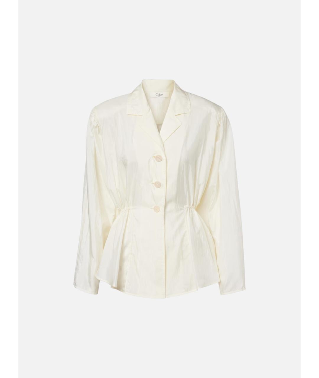 CHLOE Бежевая блузы, фото 5