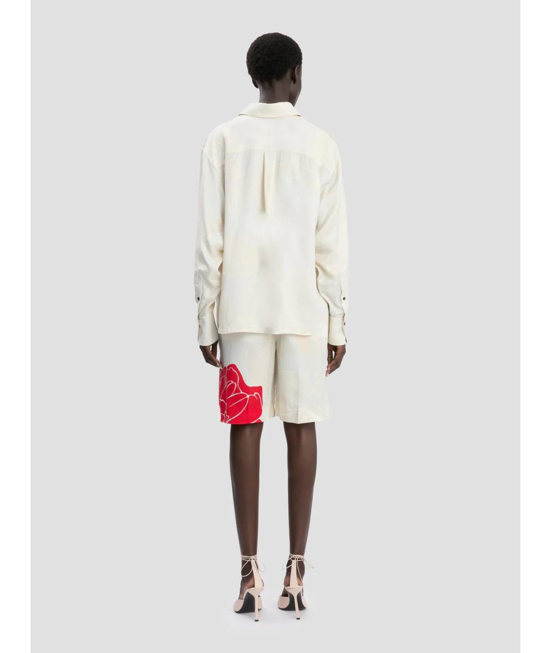 VICTORIA BECKHAM Мульти вискозная рубашка, фото 4