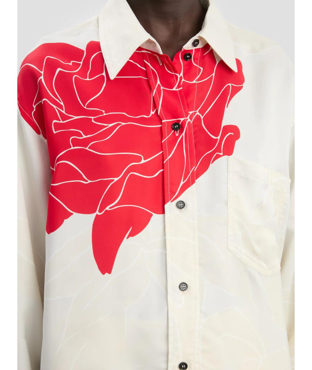 VICTORIA BECKHAM Мульти вискозная рубашка, фото 5