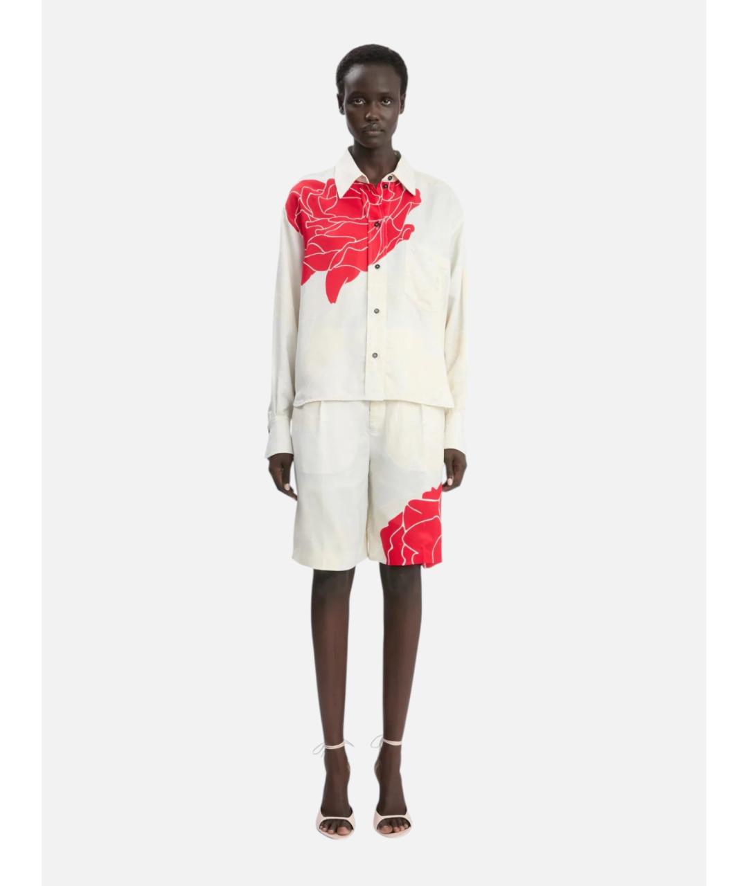 VICTORIA BECKHAM Мульти вискозная рубашка, фото 2