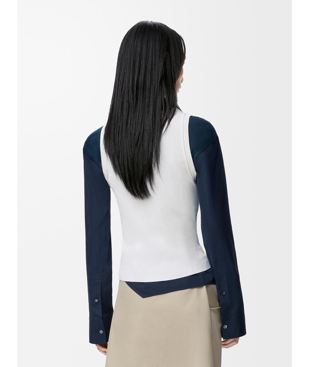 LOEWE Черная вискозная майка, фото 3