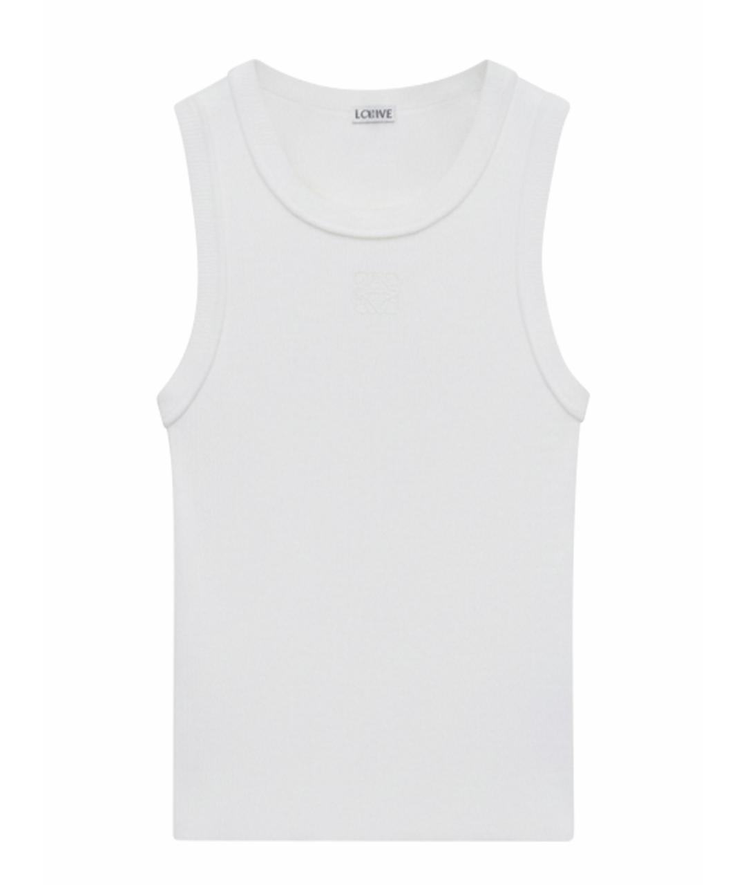 LOEWE Черная вискозная майка, фото 1