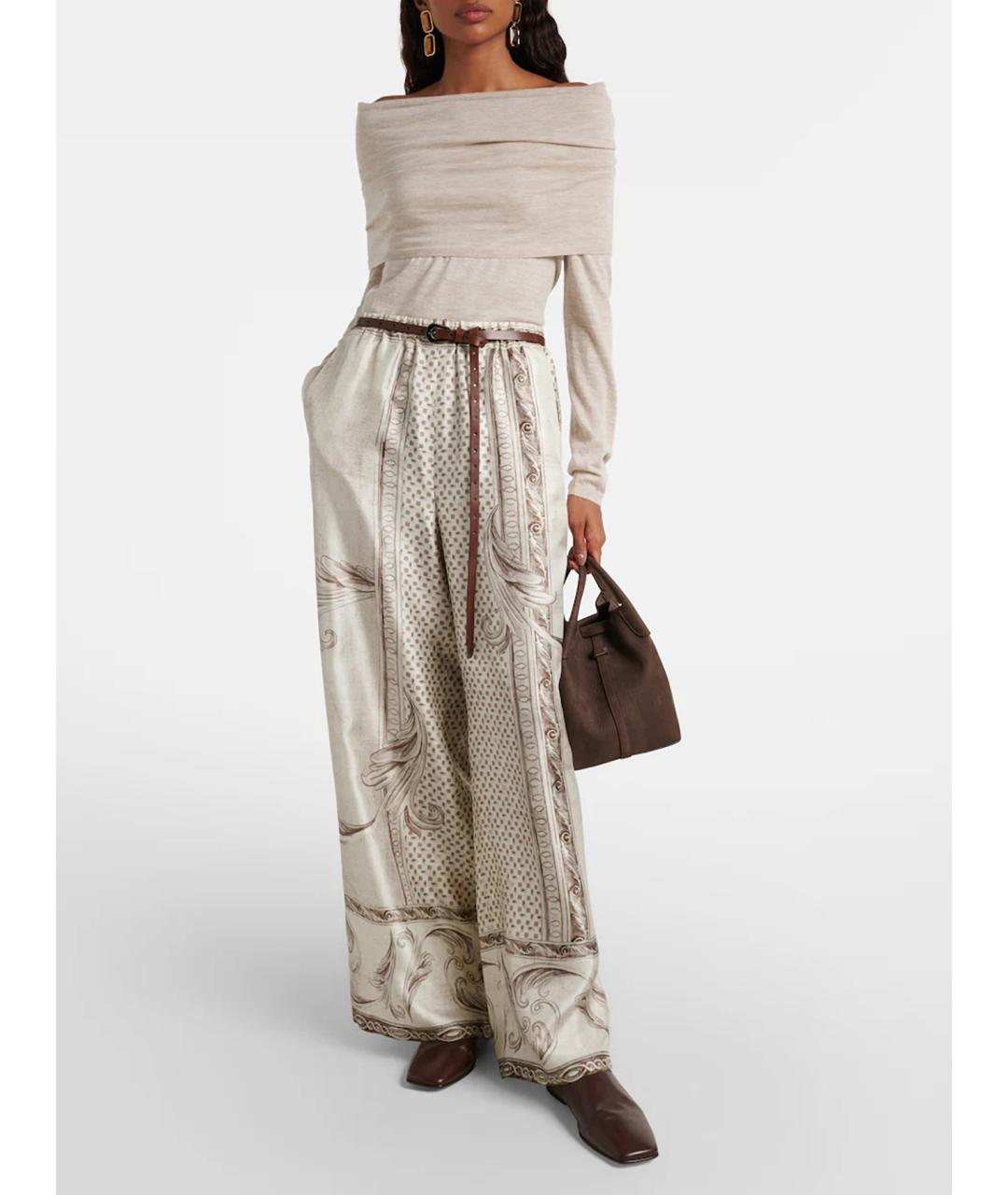 MAX MARA Бежевая кашемировая водолазка, фото 2