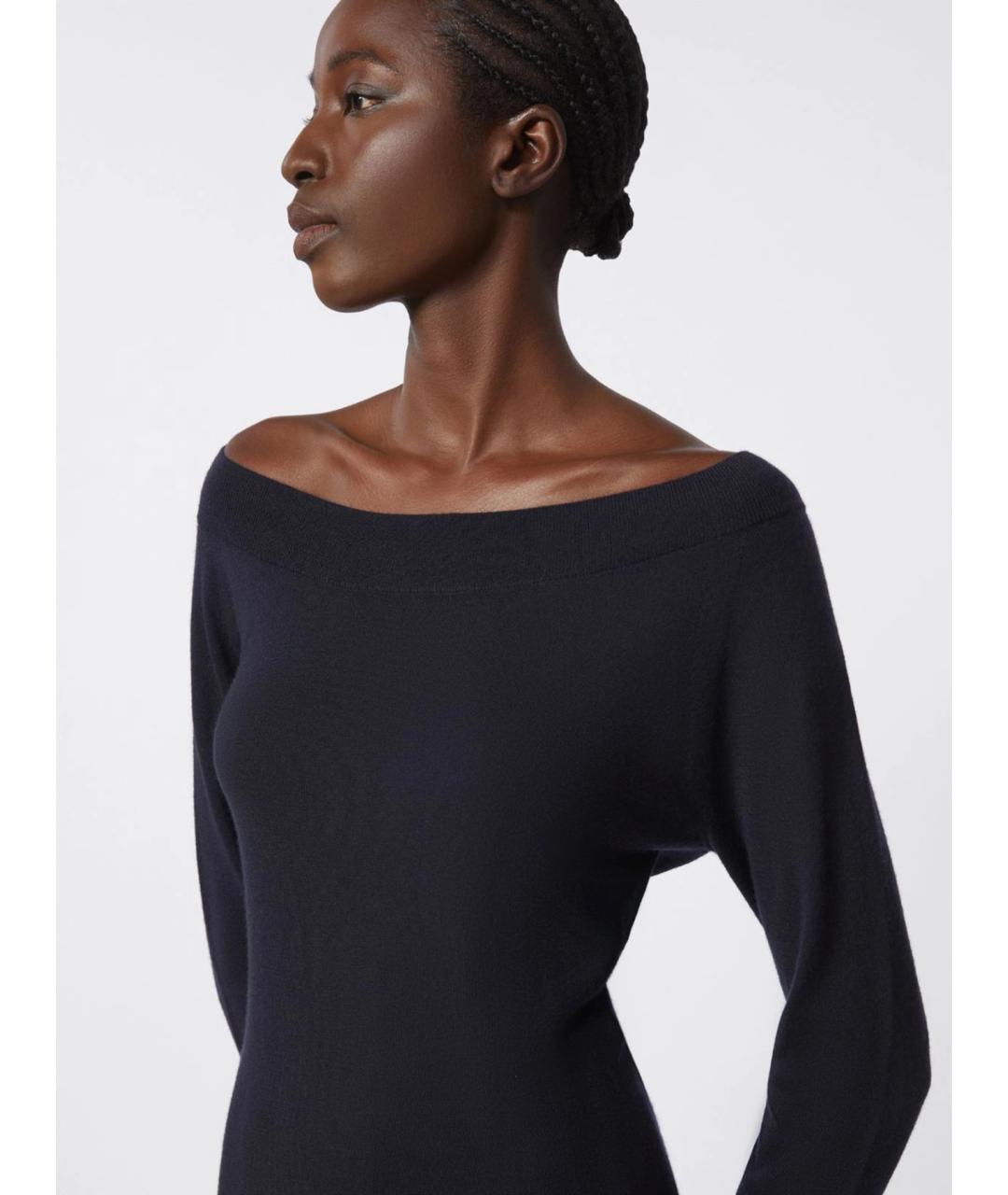 MAX MARA Синий кашемировый джемпер / свитер, фото 5