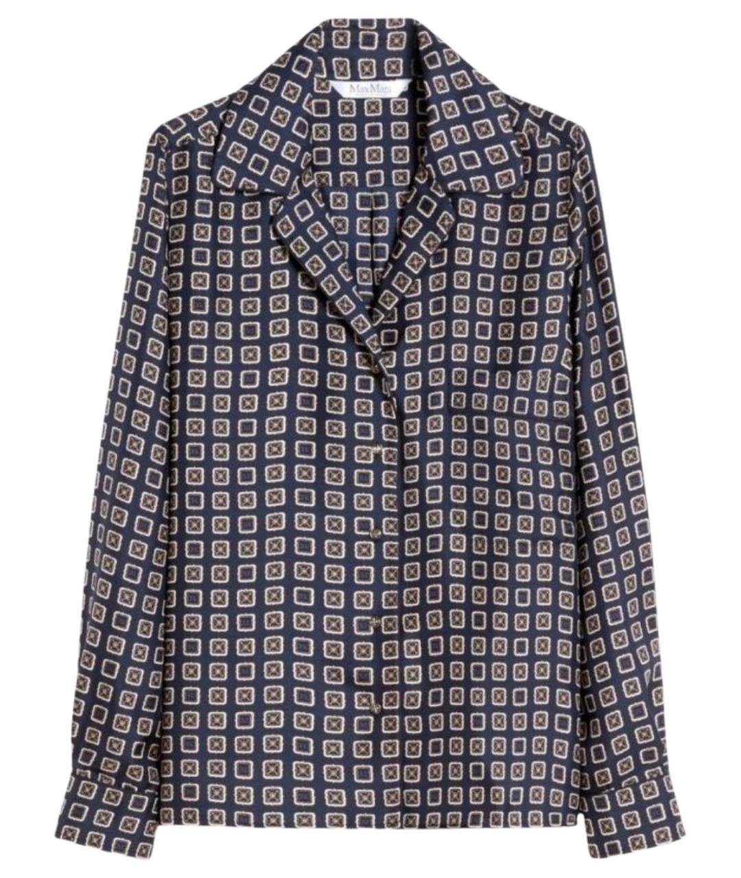 MAX MARA Мульти шелковая рубашка, фото 1