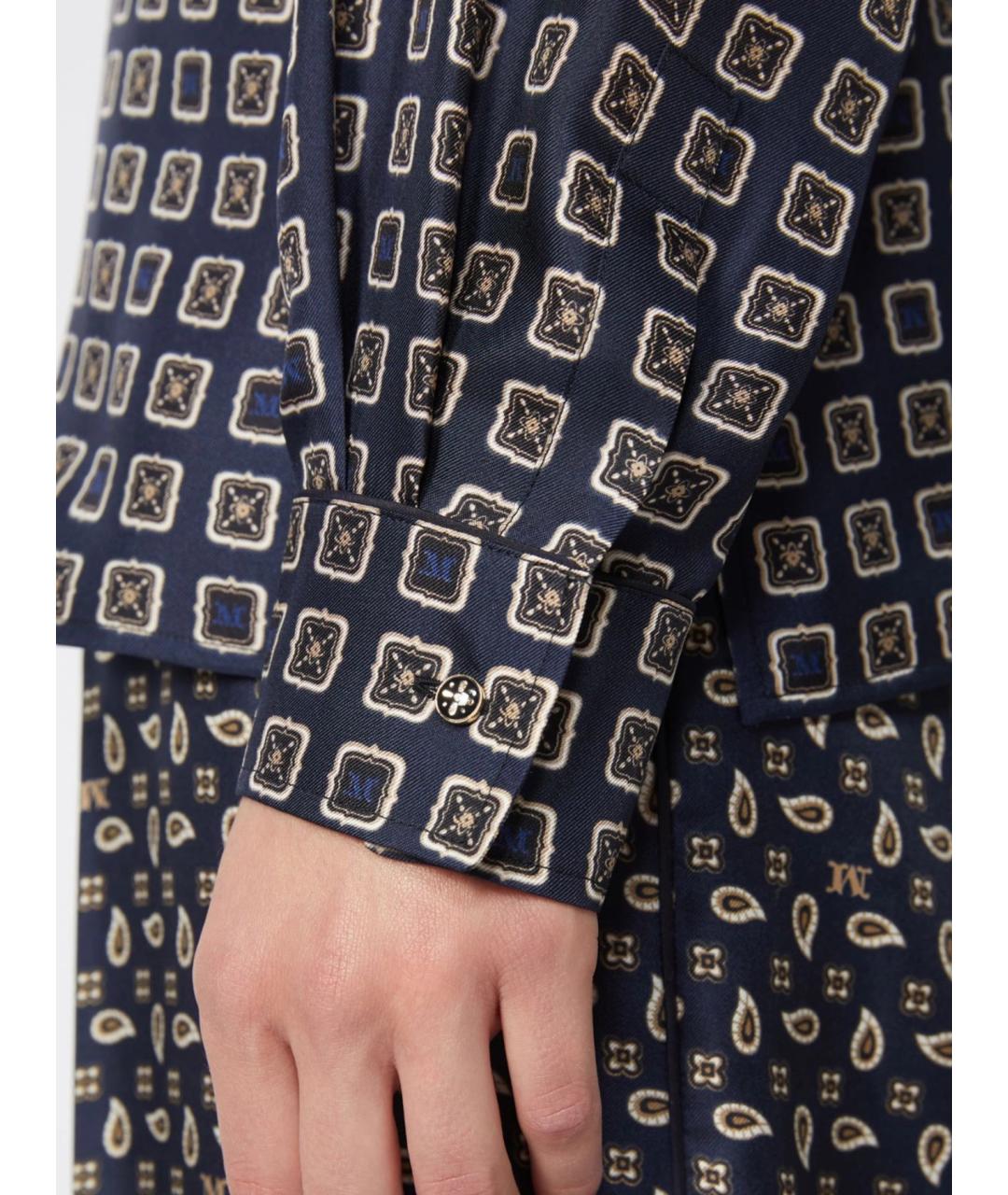 MAX MARA Мульти шелковая рубашка, фото 5