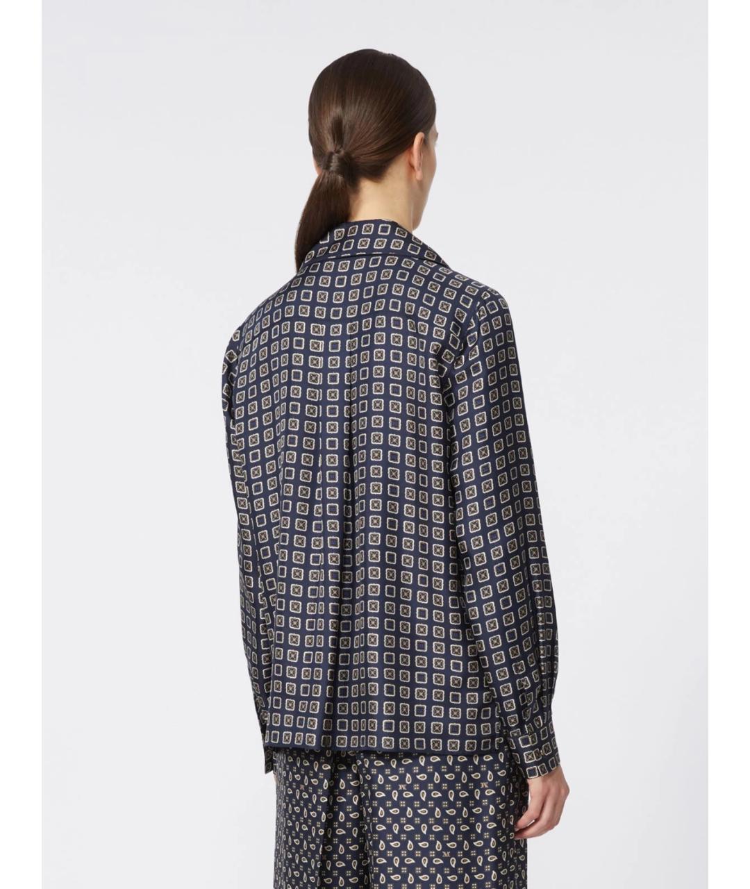 MAX MARA Мульти шелковая рубашка, фото 4