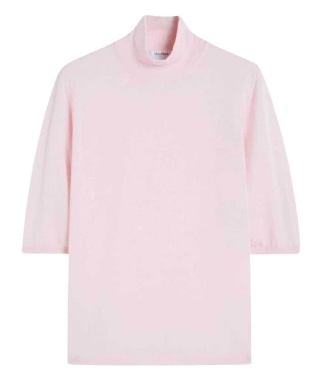 MAX MARA Розовый шерстяной джемпер / свитер, фото 1