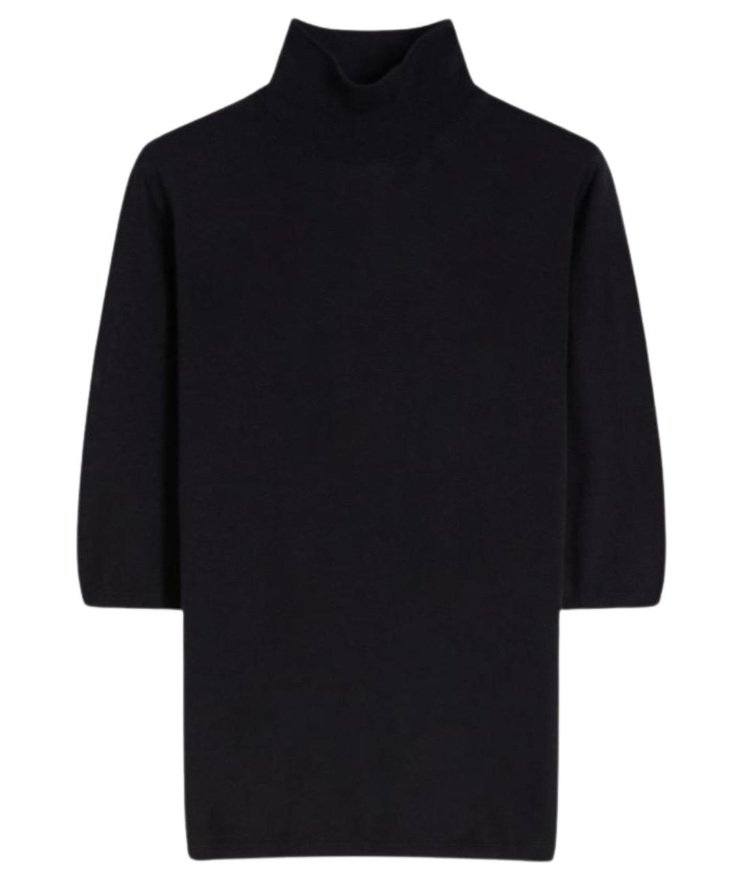 MAX MARA Черная шерстяная водолазка, фото 1