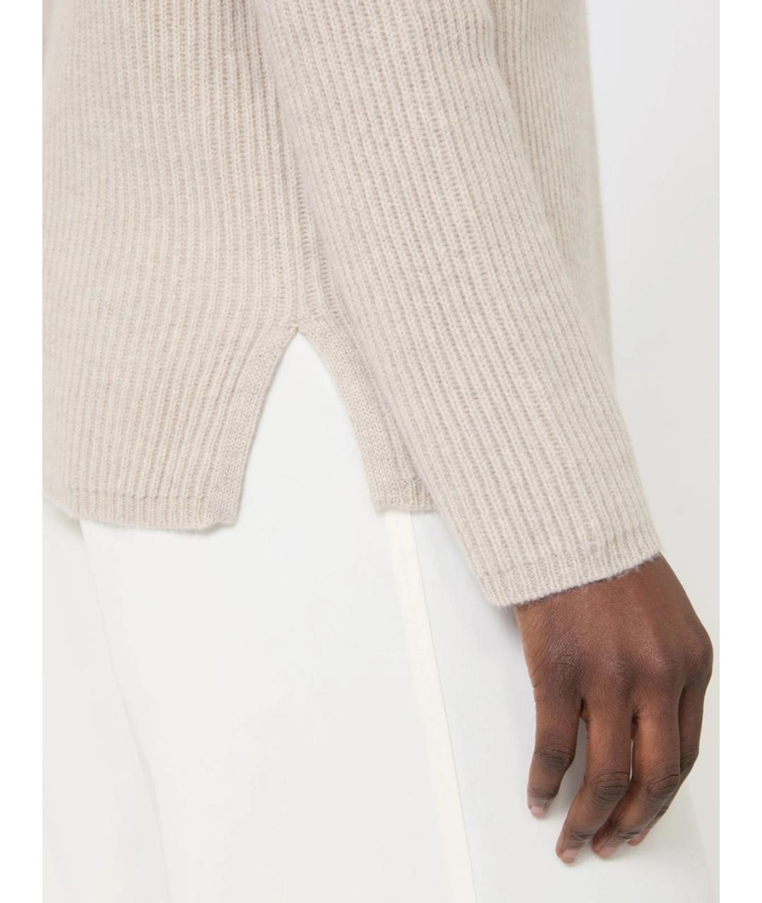MAX MARA Бежевый кашемировый джемпер / свитер, фото 5