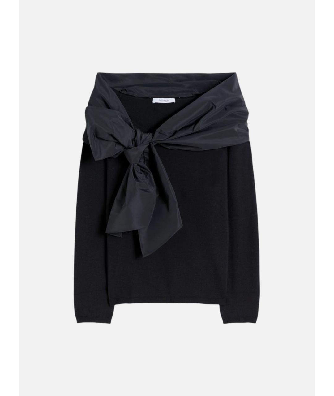 MAX MARA Темно-синий шерстяной джемпер / свитер, фото 6