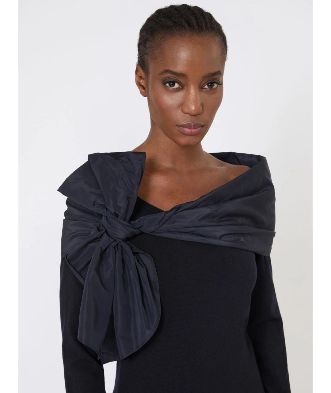 MAX MARA Темно-синий шерстяной джемпер / свитер, фото 5