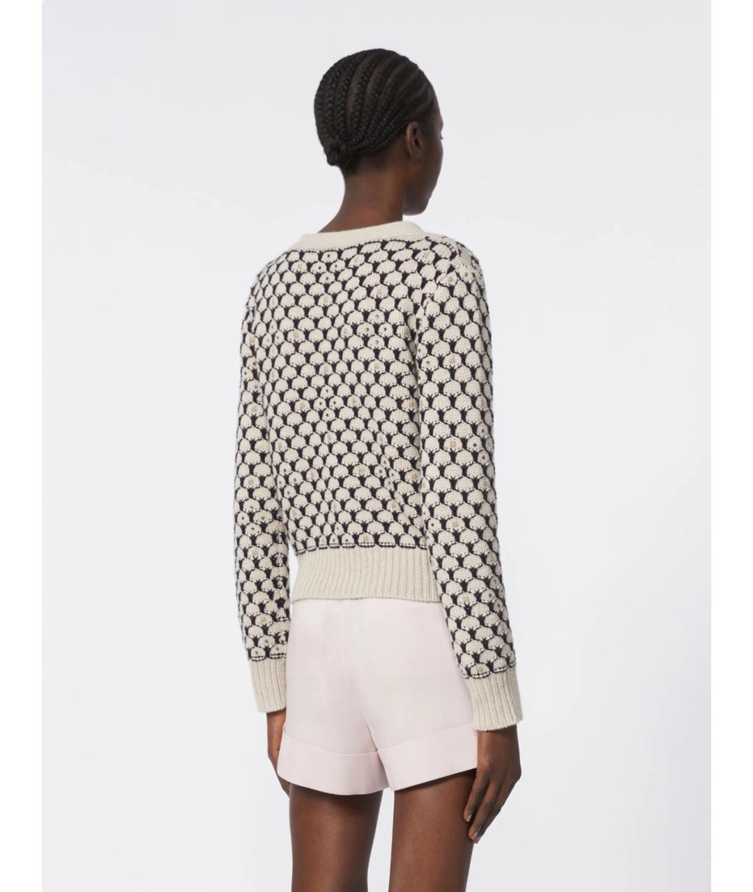 MAX MARA Мульти шерстяной кардиган, фото 4