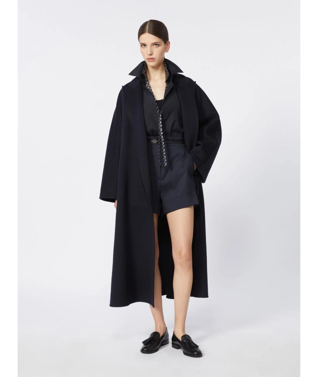 MAX MARA Черные хлопковые шорты, фото 2