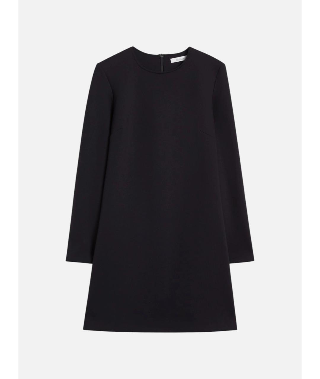 MAX MARA Темно-синее полиамидовое повседневное платье, фото 6