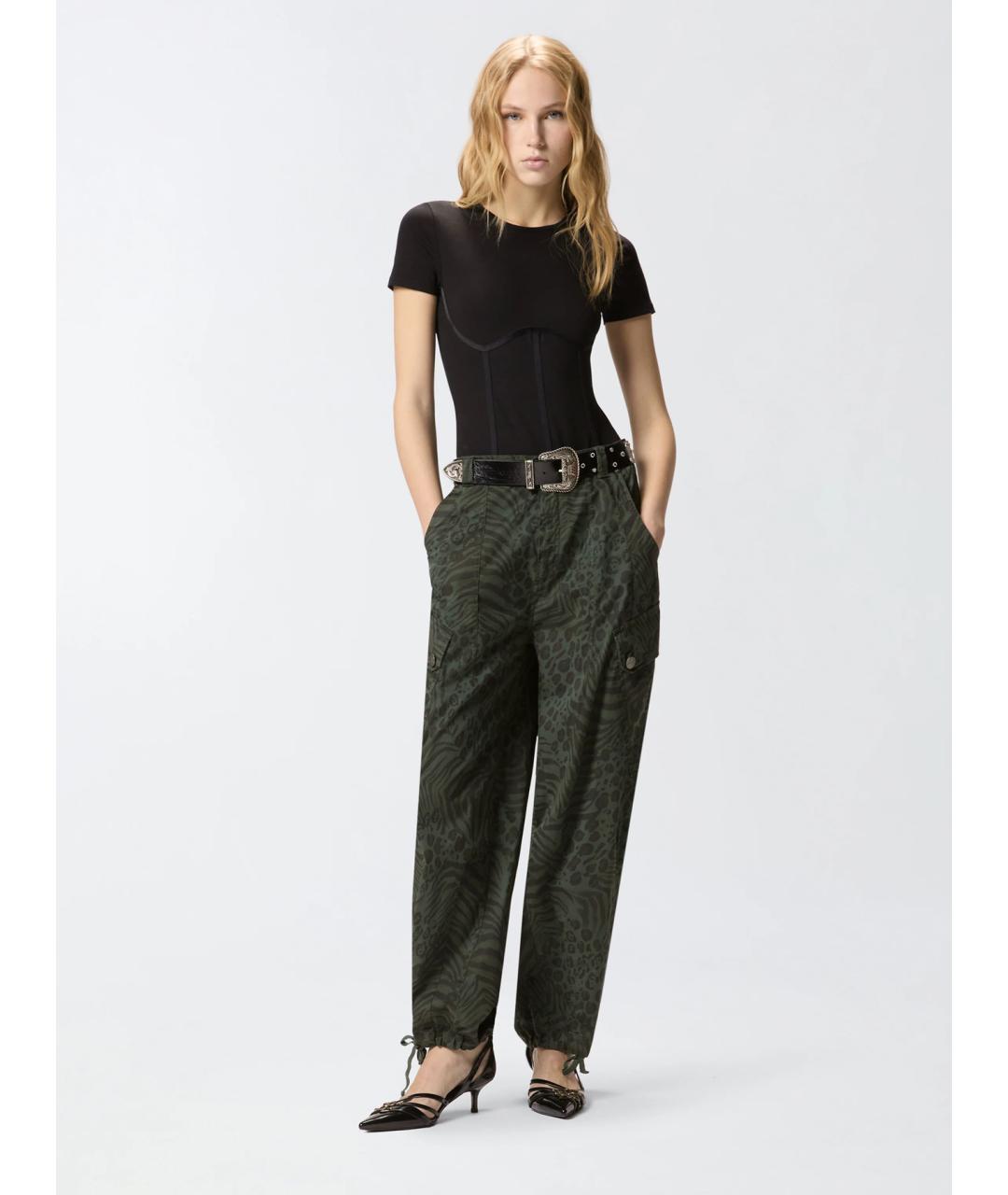 PINKO Черная хлопковая футболка, фото 2