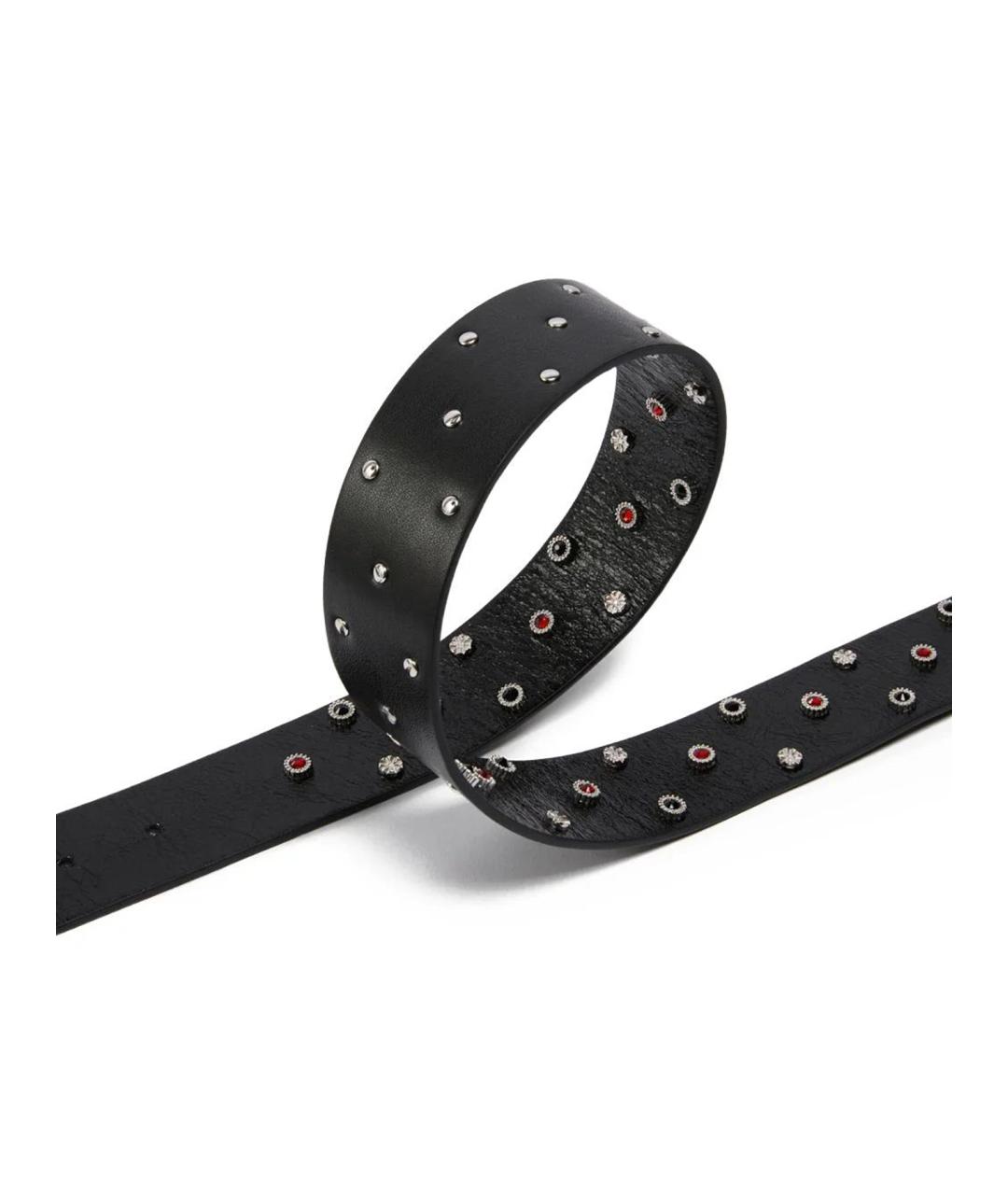 PINKO Черный кожаный ремень, фото 4