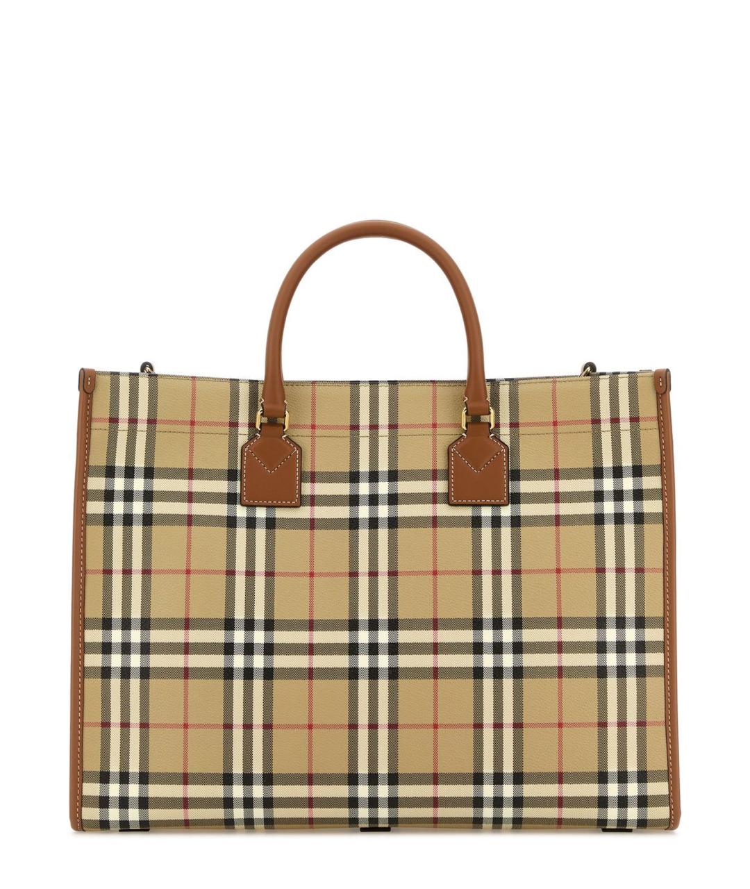 BURBERRY Бежевая сумка тоут, фото 3