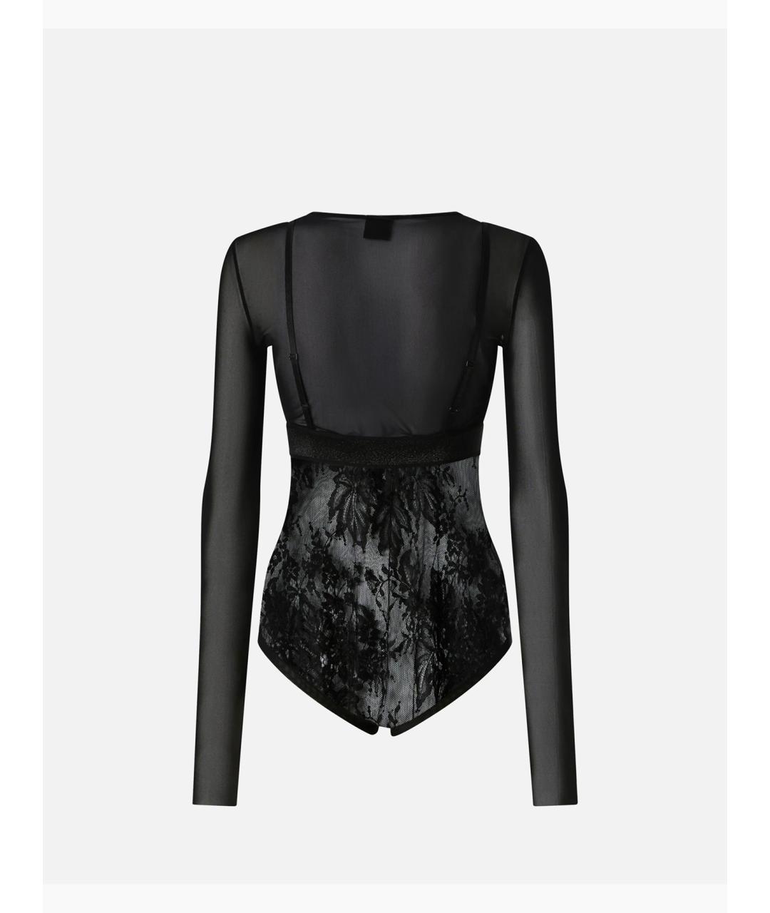 PINKO Черное полиамидовое боди, фото 2