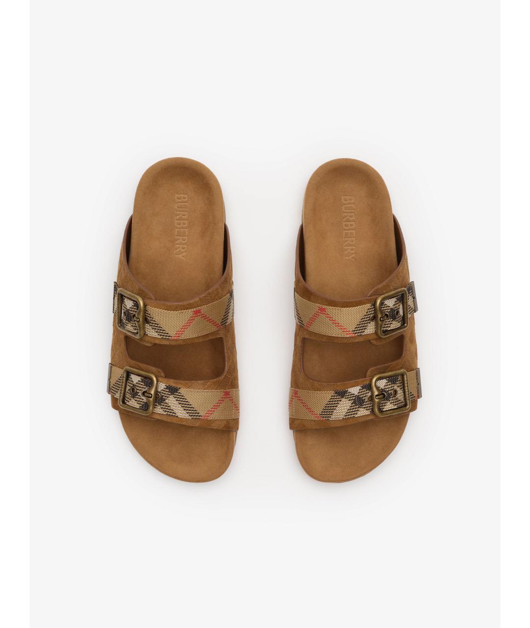 BURBERRY Коричневые сандалии, фото 2