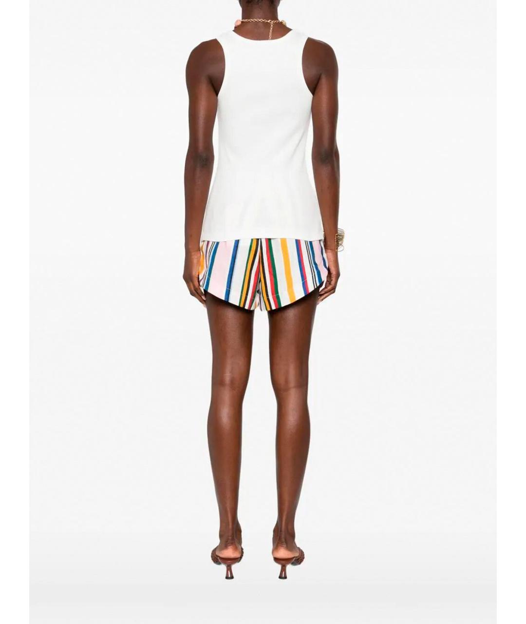 PINKO Белая хлопковая майка, фото 3