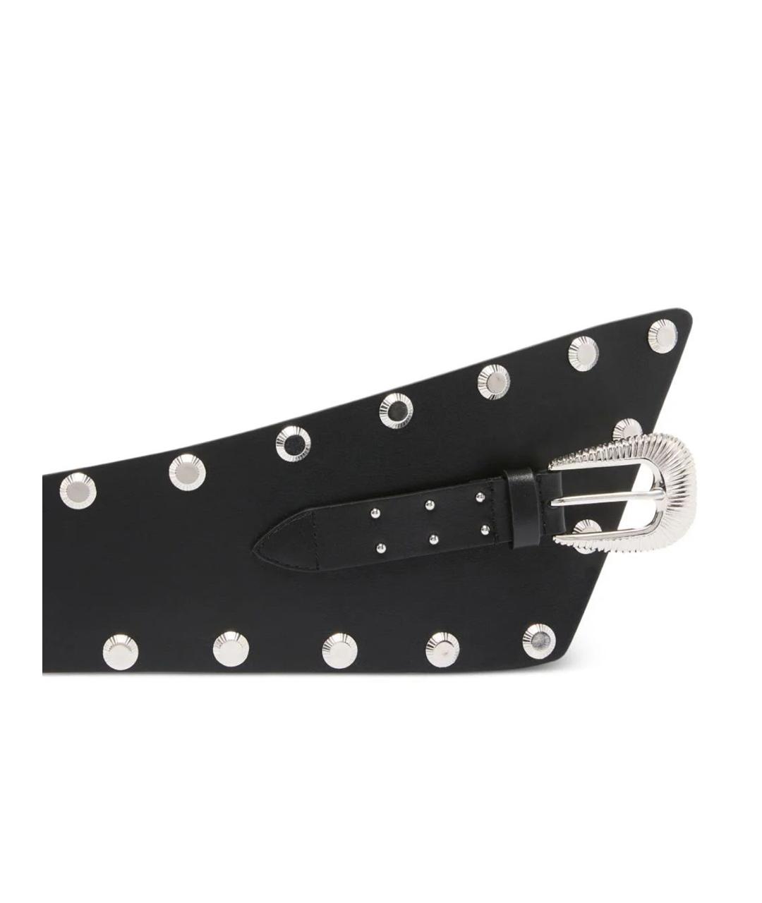 PINKO Черный кожаный ремень, фото 3