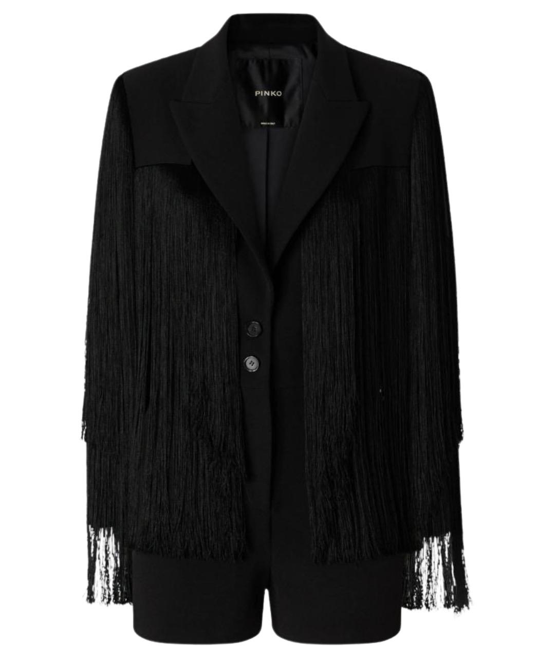 PINKO Черный полиэстеровый жакет/пиджак, фото 1