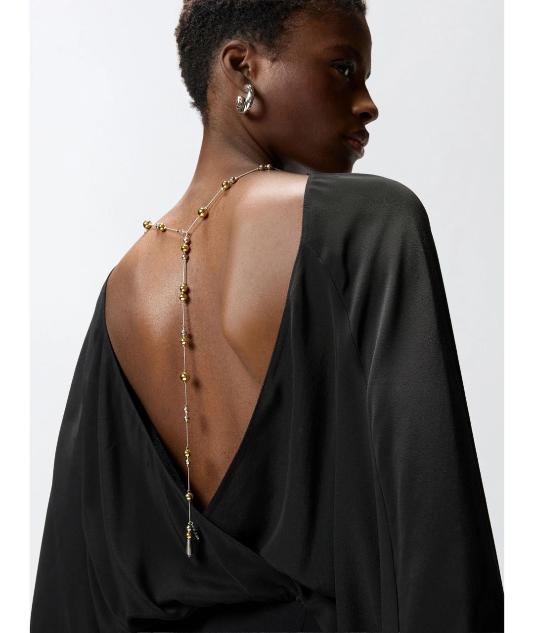 PINKO Черный полиэстеровый комбинезон, фото 6