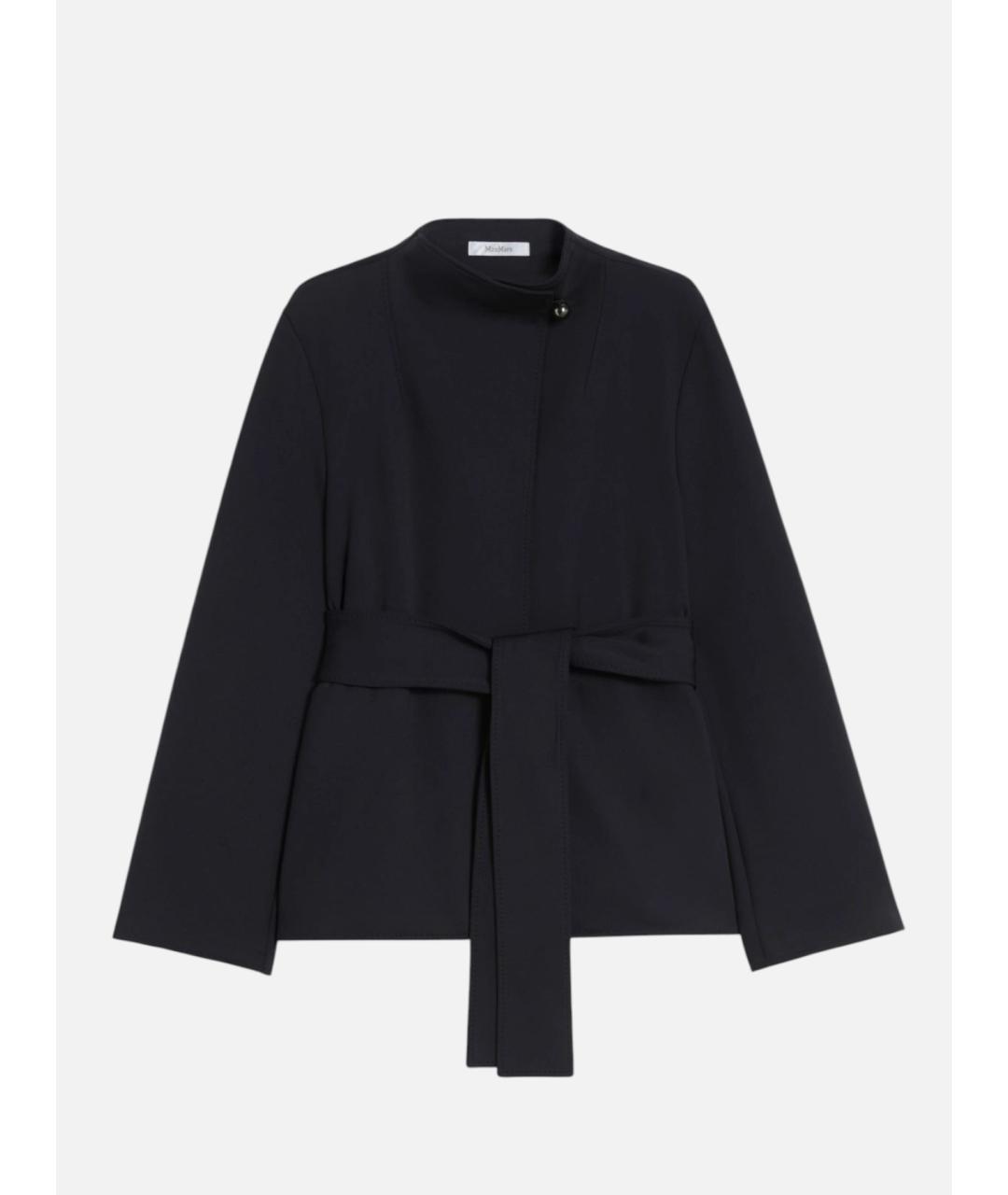 MAX MARA Темно-синяя полиамидовая куртка, фото 6