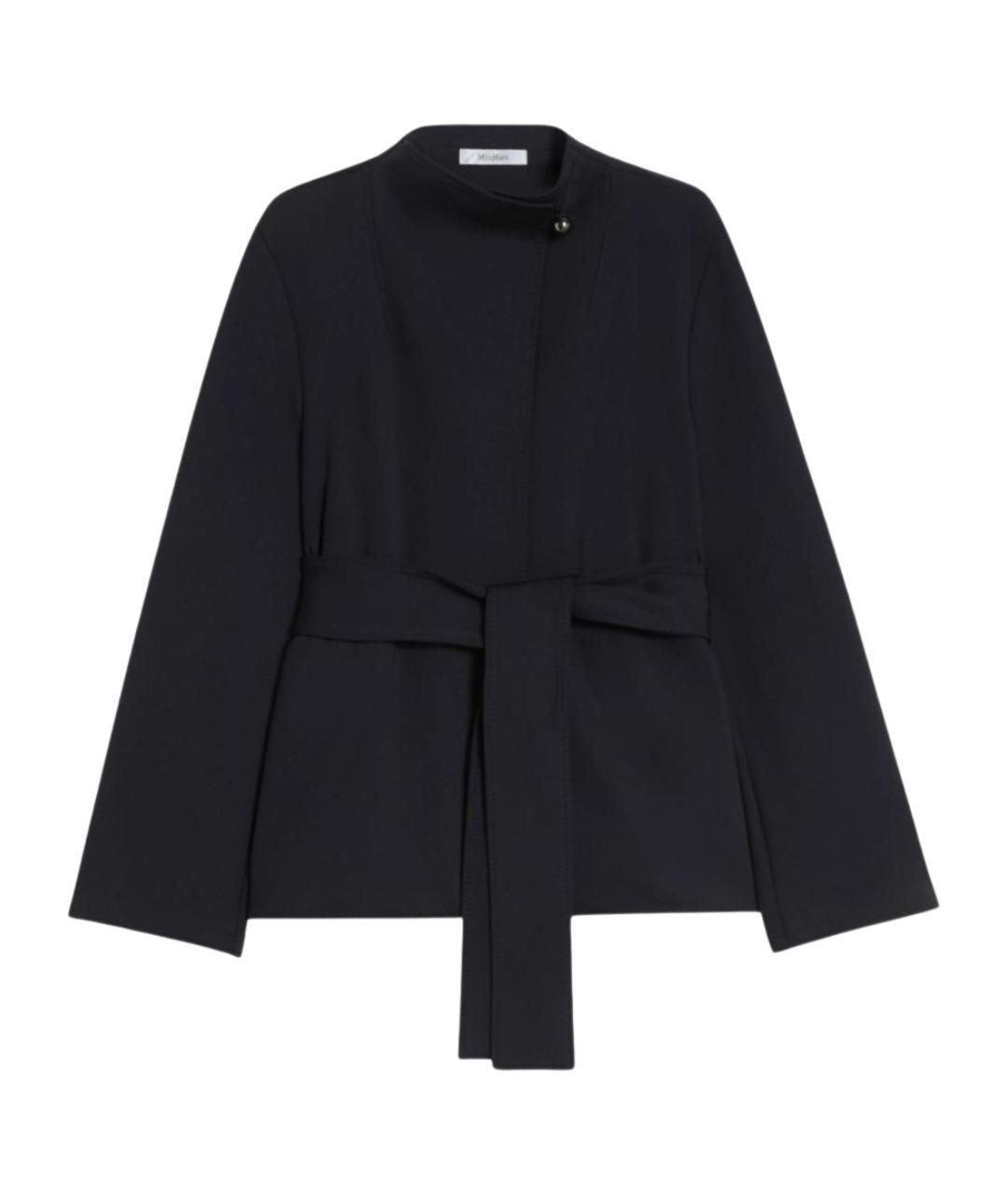 MAX MARA Темно-синяя полиамидовая куртка, фото 1