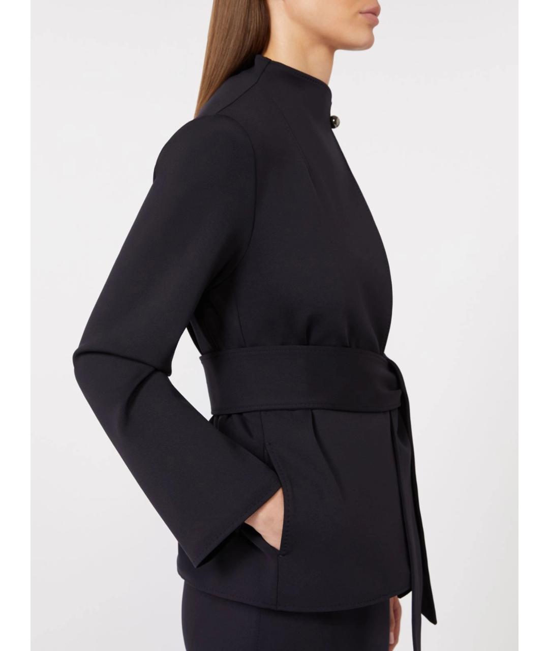 MAX MARA Темно-синяя полиамидовая куртка, фото 5