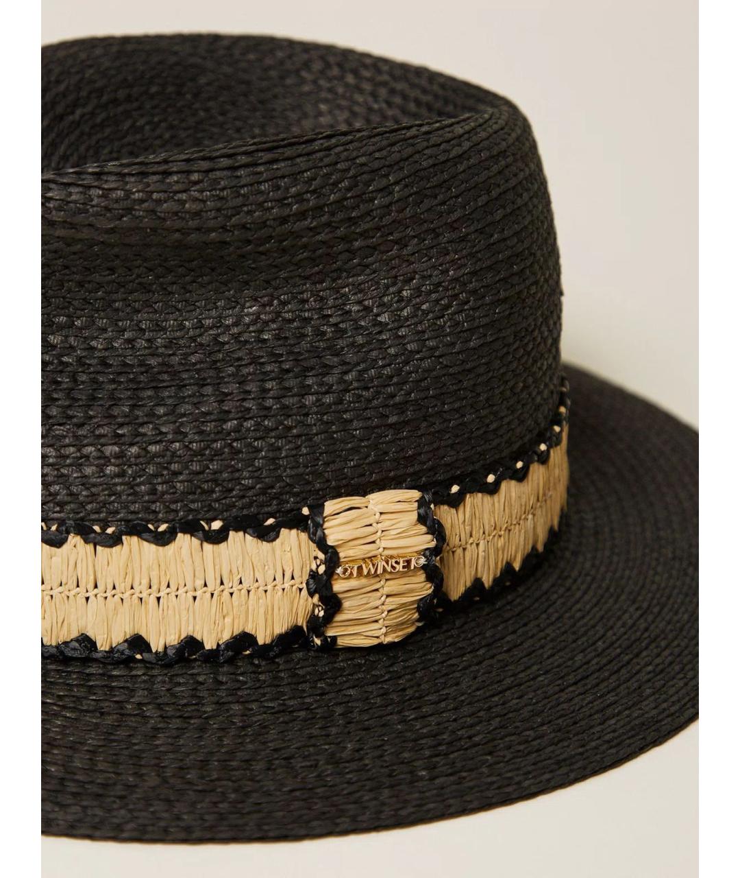 TWIN-SET Черная шляпа, фото 3