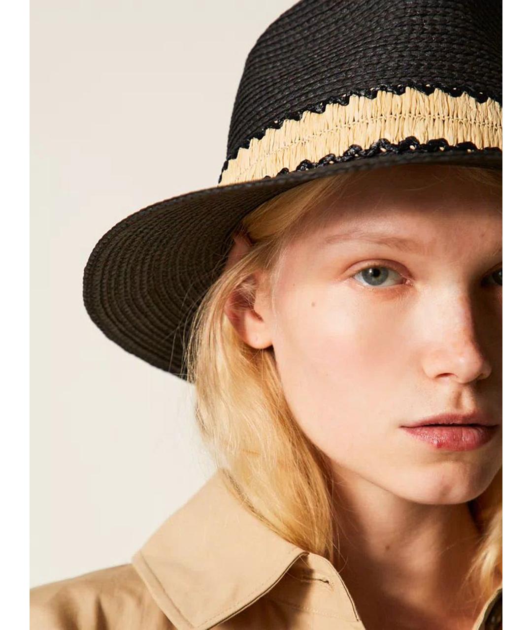TWIN-SET Черная шляпа, фото 2