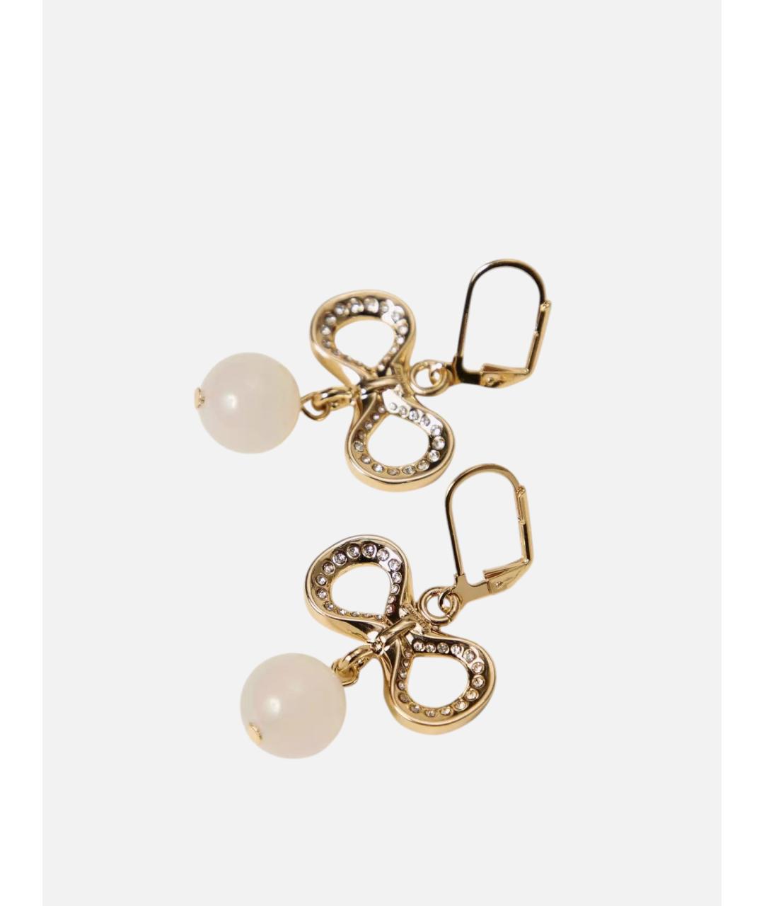 TWIN-SET Золотые металлические серьги, фото 4