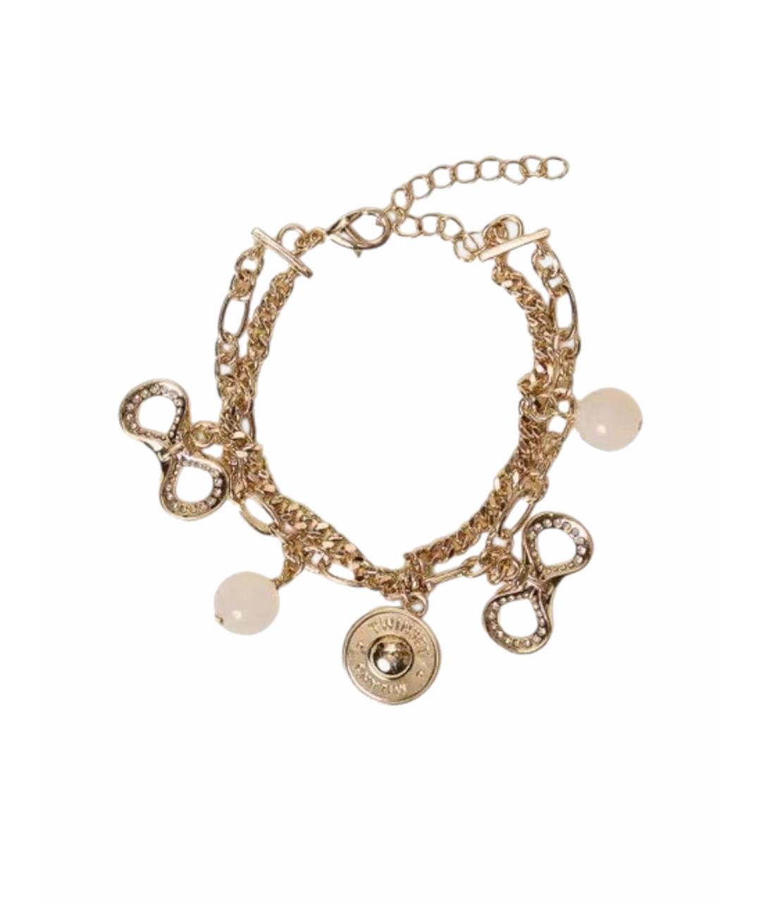 TWIN-SET Золотой металлический браслет, фото 1