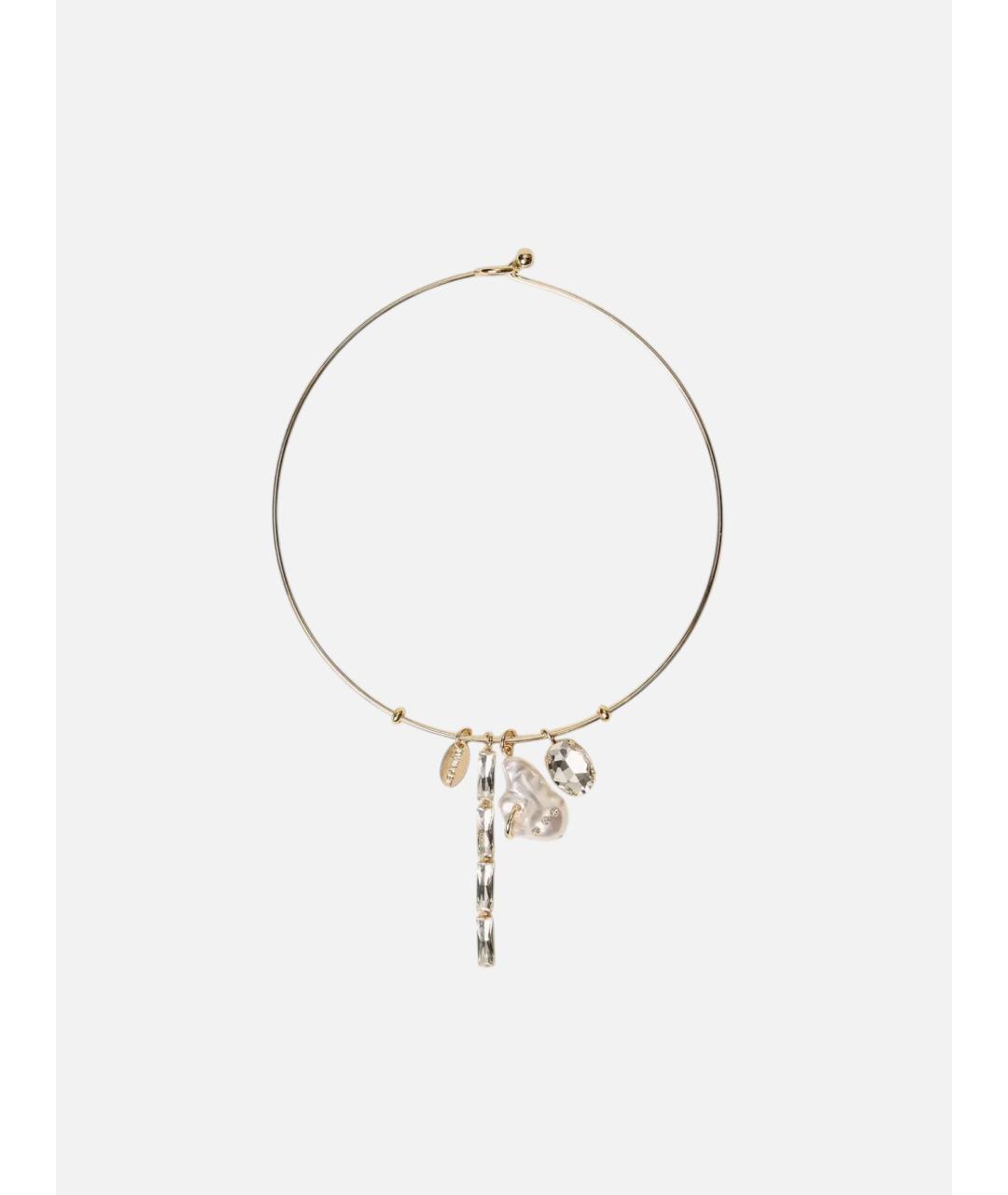 TWIN-SET Золотое металлическое колье, фото 3