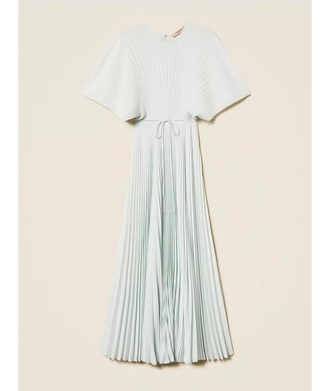 TWIN-SET Серое полиэстеровое платье, фото 6