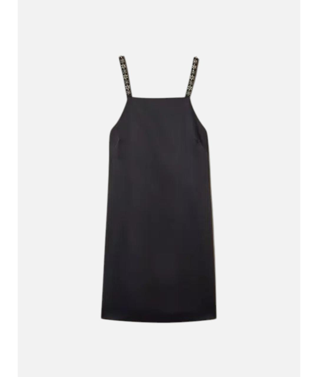 TWIN-SET Черное полиамидовое коктейльное платье, фото 7