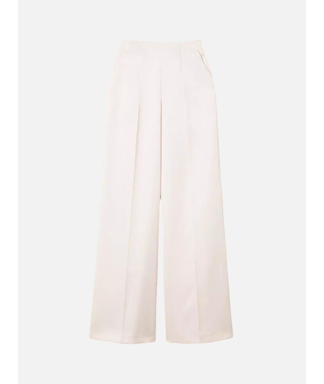 TWIN-SET Розовые полиэстеровые брюки широкие, фото 6